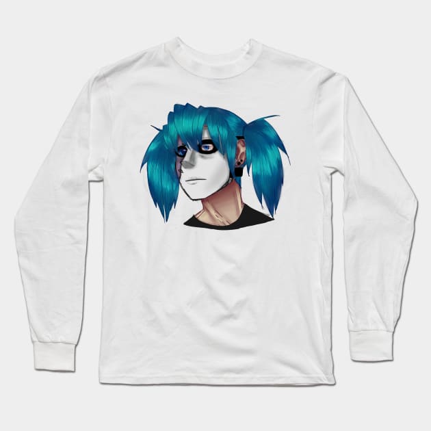 Sally face Long Sleeve T-Shirt by YarethL